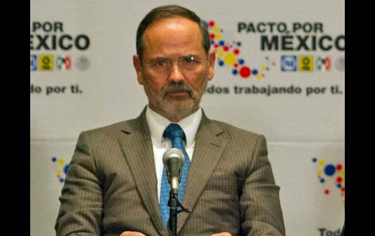 Gustavo Madero ratifica que el Pacto ha sido un instrumento eficaz para impulsar acuerdos y reformas que requiere el país. ARCHIVO /