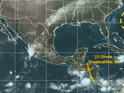 Imagen tomada de la página del Servicio Metereológico Nacional. ESPECIAL /