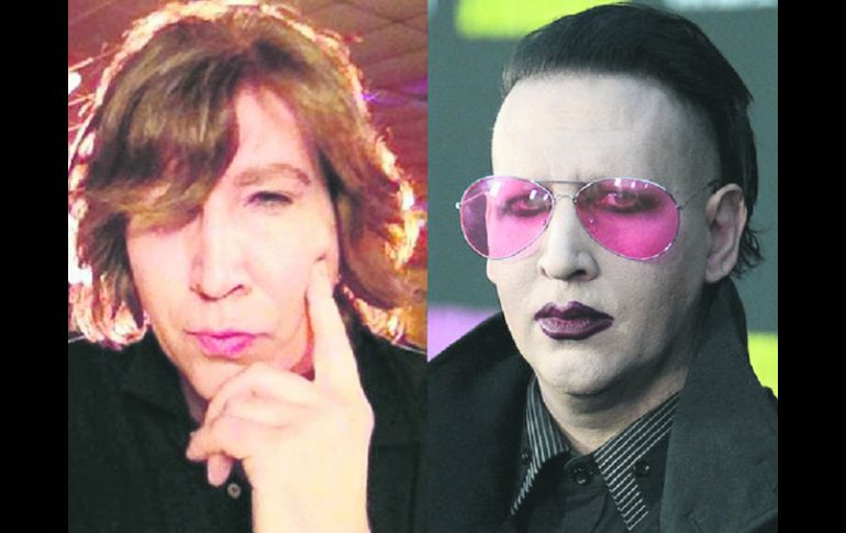 Horror. Habría que buscar la forma de tatuar de blanco y negro el rostro de Marilyn Manson. ESPECIAL /