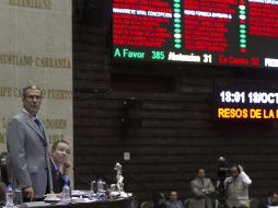 En votación.La Ley de Ingreso fue aprobada por la Comisión de Hacienda con 387 votos a favor,52 en contra y 30 abstenciones NTX /