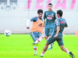 Rafael Márquez Lugo sería titular hoy contra Pachuca; el delantero tiene seis tantos en el semestre con el Guadalajara. MEXSPORT /