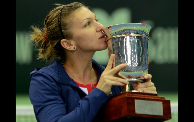 Este ha sido un excelente año para la tenista de Rumania. AFP /