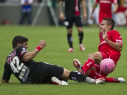 Fueron pocas las ocasiones de gol que se presentaron en el encuentro. AP /