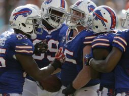 La defensa de los Bills realizó una jugada clave que les permitió obtener la victoria. AP /