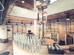 Casa del agua. En la Ciudad de México, este restaurante ofrece distintos tipos de agua. ESPECIAL /