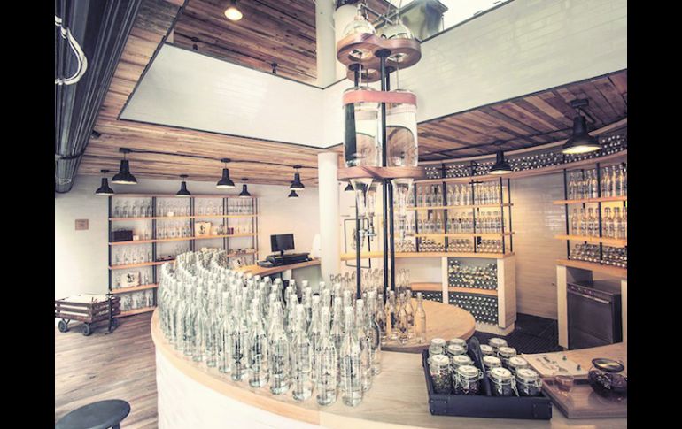 Casa del agua. En la Ciudad de México, este restaurante ofrece distintos tipos de agua. ESPECIAL /