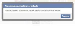 Al momento de querer publicar en Facebook aparece un mensaje que dice que no es posible realizar esta acción. EL INFORMADOR /