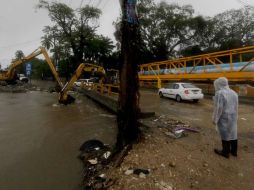Los trabajos que se realizan en Guerrero se han detenido por el paso del huracán ''Raymond''. SUN /