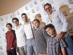 Los protagonistas de la película estuvieron presentes durante la rueda de prensa.  /