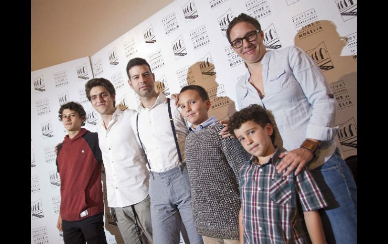 Los protagonistas de la película estuvieron presentes durante la rueda de prensa.  /