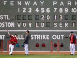 El Fenway Park se encuentra lista para recibir la Serie Mundial a partir de mañana. AFP /