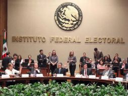 Ayer, consejeros y representantes partidistas adelantaron informalmente su despedida. ARCHIVO /