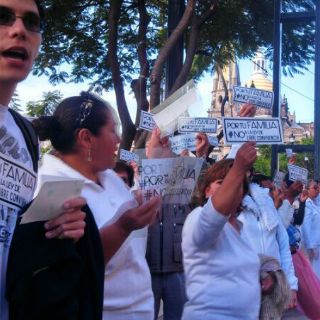 Se manifiestan en Congreso contra Ley de Libre Convivencia