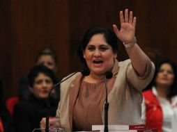 Las investigaciones y foros que da Gastéllum para la Red de Mujeres Parlamentarias son los puntos a su favor para ser reelecta. ARCHIVO /