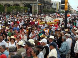 La Asamblea Magistarial pidió que no se sancionara a maestros que participaron en protestas contra la reforma educativa. ARCHIVO /