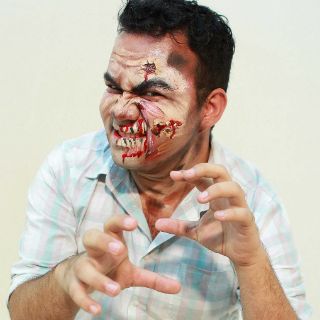 Sé un zombi con la técnica ''Face paint''
