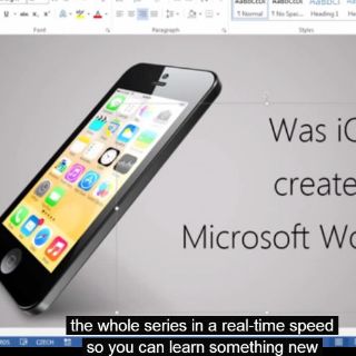 El iOS 7 es recreado con Microsoft Word