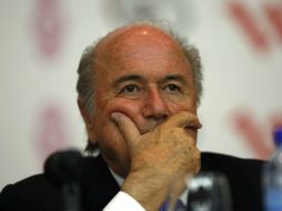 Joseph Blatter dijo además que no es un parásito que ''le chupe la vida'' al futbol. ARCHIVO /