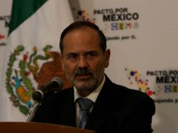 El panista Gustavo Madero, líder temporal del Pacto por México. ARCHIVO /