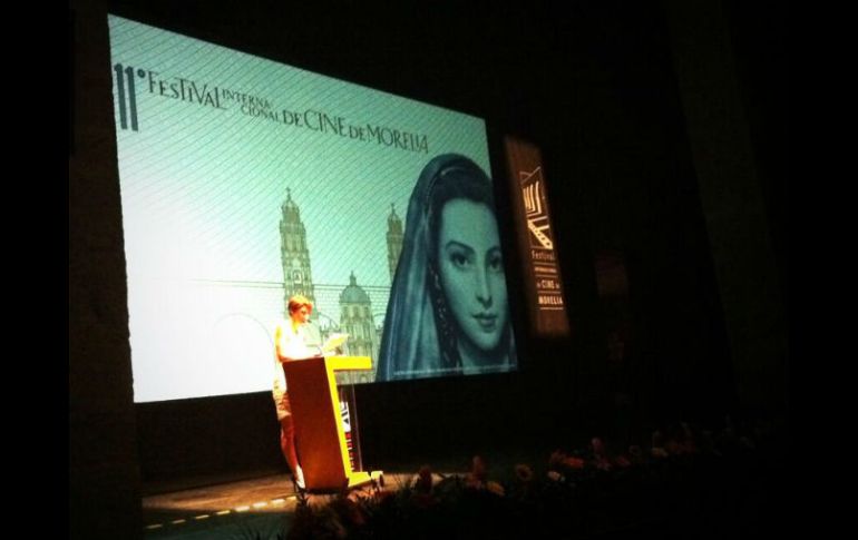 Clausura del 11vo Festival Internacional de Cine de Morelia 2013. ESPECIAL /