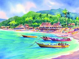 Agua. Un oasis en medio de la selva son las cascadas de Quimixto, ya que mitigan el calor.  /