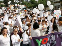 Con el estruendo recriminan la actitud machista de algunos hombres. ARCHIVO /