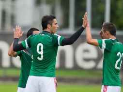Aldo de Nigris vio acción pero no marcó gol, la figura fue Luis Montes, del León. MEXSPORT /