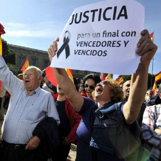 Las víctimas de ETA se manifiestan en Madrid