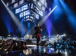 Muse presentará un disco en el que se recuperará la espectacularidad de su gira en el Rome Olympic Stadium. ARCHIVO /