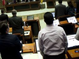 En el Congreso del Estado, es común que los diputados de todas las fracciones parlamentarias hagan uso de esta práctica. ARCHIVO /