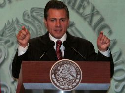 Peña Nieto encabezó hoy la celebración del 70 aniversario del Colegio Nacional. NTX /