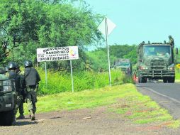 Vigilancia. Líderes comunitarios pidieron frenar a los “Templarios”. EFE /