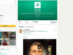 Las vistas previas de fotografías y videos de Vine aparecerán al frente y al centro del tuit. ESPECIAL /