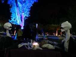 El folclore del tradicional Día de Muertos adornó cada pasillo del la institución académica.  /