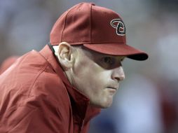 Matt había estado entrenando la tercera base de los Diamondbacks de Arizona. AP /