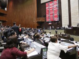 El proyecto es aprobado con 279 votos a favor, 136 en contra y ocho abstenciones. NTX /