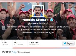 Maduro recuerda que en Twitter mantiene informado al pueblo venezolano sobre las acciones de su gobierno. TOMADA DE @NicolasMaduro  /