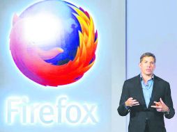 Gary Kovacs, CEO de Mozilla Corporation, realiza la presentación del equipo. AP /