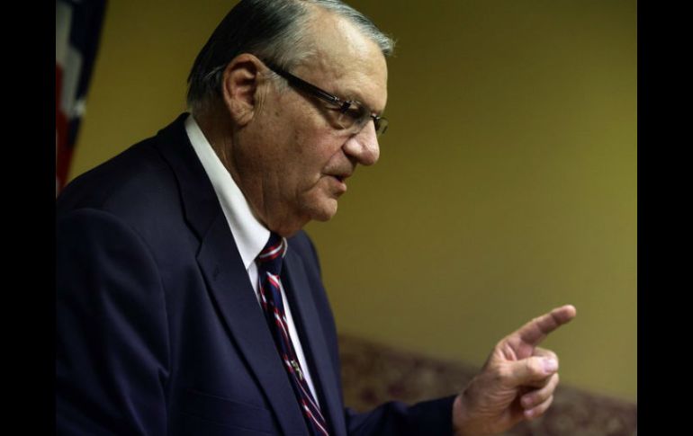 Los críticos de Arpaio ganan terreno en su lucha por conseguir apartar al jefe policial de los temas relacionados con inmigración. ARCHIVO /