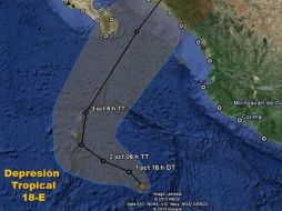 Se exhorta a la población de los estados por los que pasará la tormenta a mantenerse informada con Protección Civil. ESPECIAL /
