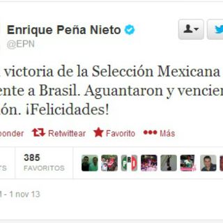 Peña Nieto felicita al Tri Sub-17 por pase a semifinal