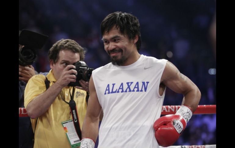 Según lo que pase en su próxima pelea, Manny Pacquiao podría volver a enfrentarse a Bradley o a ''Dinamita'' Márquez.  /