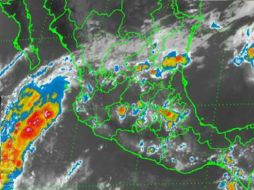 El sistema avanza a territorio mexicano ocasionando potencial de lluvia en zonas costeras. TOMADA DE @conagua_clima  /