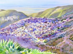 Panorama. Las pendientes son una constante en este lugar enclavado en la sierra.  /