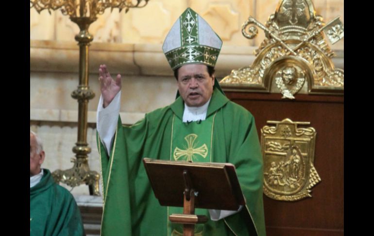 El mensaje del Cardenal Rivera fue dedicado a la fiesta de los fieles difuntos celebrada ayer sábado 2 de noviembre. NTX /