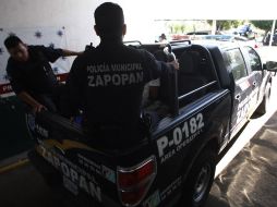 El titular de la Policía de Zapopan, Jesús Hernán Guizar, afirma que sus elementos son capacitados sobre el uso de fuerza.  /