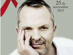 Imagen del cartel publicitario de la campaña de recaudación de fondos. Tomada de Miguel Bosé en Facebook. ESPECIAL /