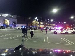 Un equipo de las fuerzas especiales Swat se encuentra revisando el centro comercial. EFE /