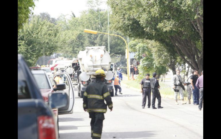 Por órdenes del alcalde, hay una unidad preventiva de Protección Civil a un costado de dónde se originó la fuga. ARCHIVO /