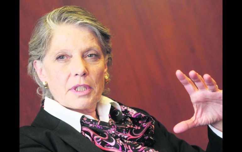 Myriam Vachez, secretaria de Cultura de Jalisco, asegura que no tiene proyectada la creación de un consejo metropolitano de cultura.  /